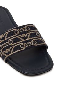 Emporio Armani Klapki X3P847 XR381 E61 Granatowy. Kolor: niebieski. Materiał: materiał #6