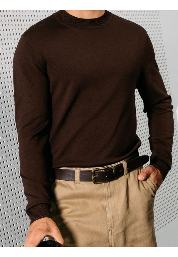 Sinsay - Sweter z długim rękawem - bordowy. Kolor: czerwony. Długość rękawa: długi rękaw. Długość: długie