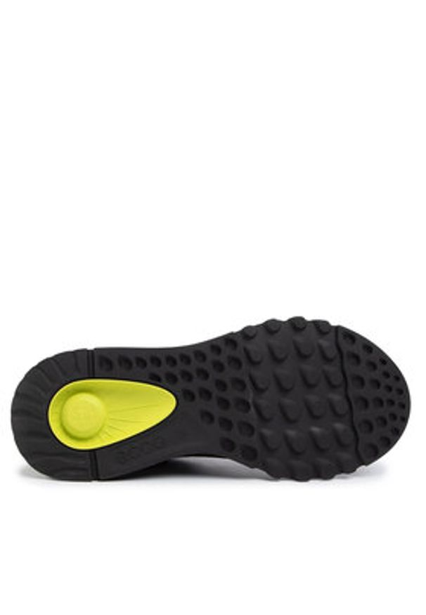 ecco - ECCO Sneakersy Exostride W GORE-TEX 83530301001 Czarny. Kolor: czarny. Materiał: skóra. Technologia: Gore-Tex