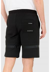 La Martina - LA MARTINA Czarne męskie szorty Regular Fit, Rozmiar XL. Kolor: czarny. Materiał: poliester #3
