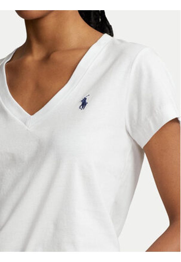 Polo Ralph Lauren T-Shirt 211902403001 Biały Regular Fit. Typ kołnierza: polo. Kolor: biały. Materiał: bawełna