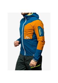 ORTOVOX - Kurtka skiturowa męska Ortovox Berrino Hooded Jacket. Kolor: niebieski. Materiał: softshell