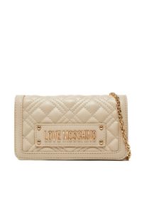 Love Moschino - LOVE MOSCHINO Torebka JC5681PP1MLA0110 Beżowy. Kolor: beżowy. Materiał: skórzane