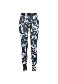 Damskie legginsy tie dye Urban Classics. Kolor: czarny, biały, wielokolorowy #1