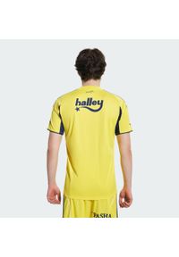 Adidas - Koszulka Fenerbahce 2025/2026 Away. Kolor: niebieski, wielokolorowy, żółty. Sport: piłka nożna
