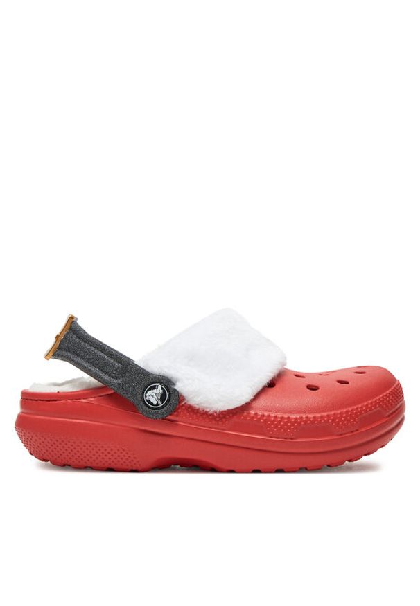 Crocs Klapki Classic Lined Santa Clog 210933 Czerwony. Kolor: czerwony