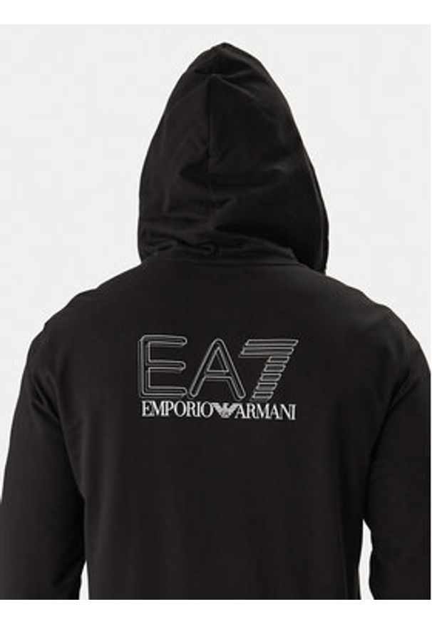 EA7 Emporio Armani Bluza 7M001314 AF13512 Czarny Regular Fit. Kolor: czarny. Materiał: bawełna