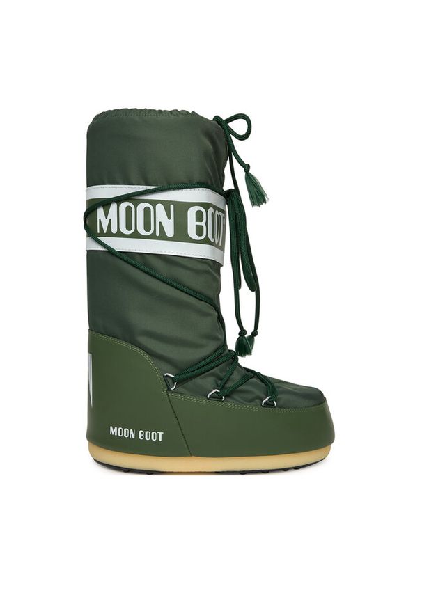 Śniegowce Moon Boot. Kolor: szary. Materiał: nylon