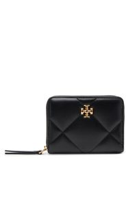 Mały Portfel Damski Tory Burch. Kolor: czarny