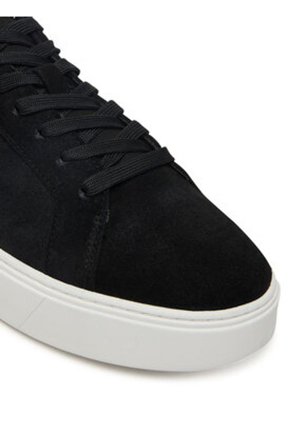 Calvin Klein Sneakersy Classic Cupsole Laceup Su YM0YM01434 Czarny. Kolor: czarny. Materiał: skóra, zamsz