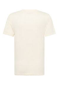 Mustang T-Shirt Austin 1016489 Écru Regular Fit. Materiał: bawełna #4