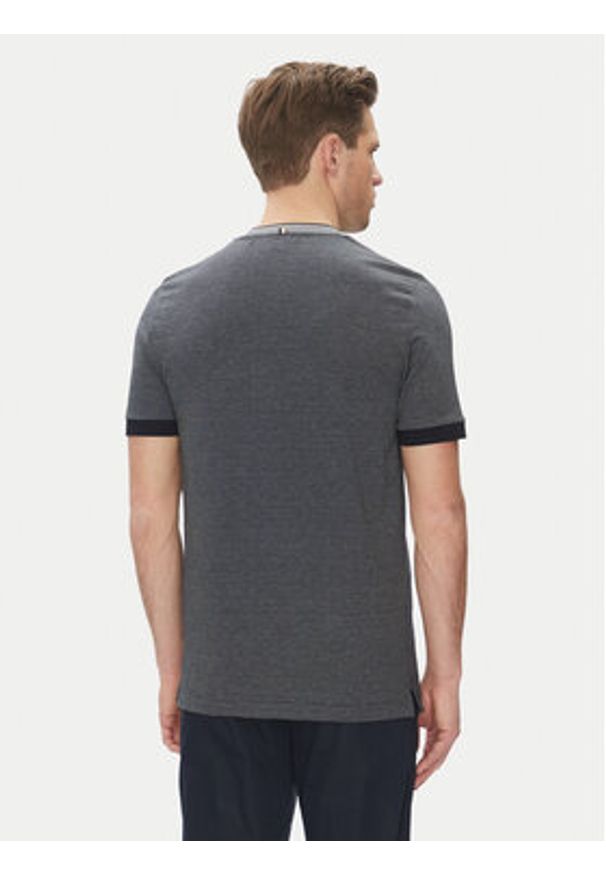 BOSS T-Shirt H-Tessler 145 50536847 Granatowy Slim Fit. Kolor: niebieski. Materiał: bawełna
