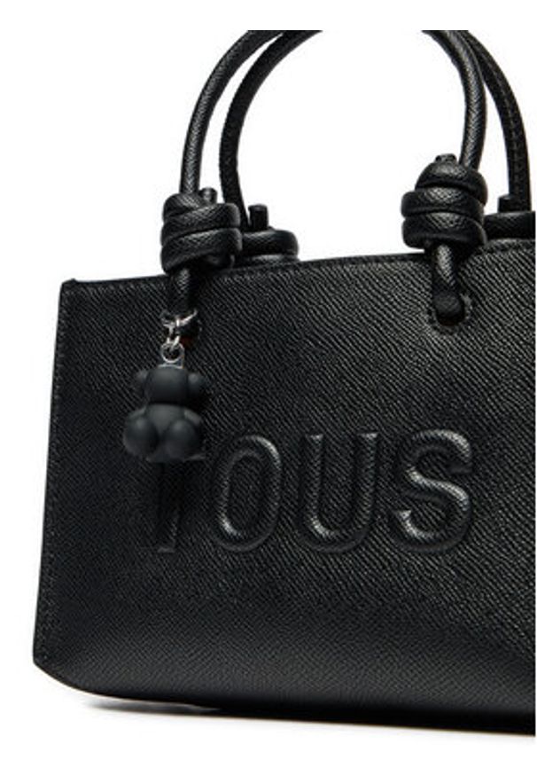 Tous - TOUS Torebka La Rue New 2002129151 Czarny. Kolor: czarny. Materiał: skórzane