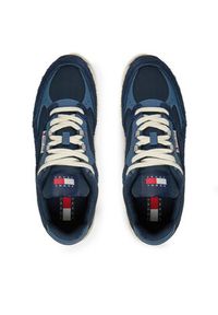 Tommy Jeans Sneakersy The Coney Suede EM0EM01501 Granatowy. Kolor: niebieski. Materiał: skóra, zamsz #6