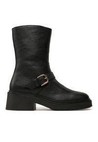 Pollini Botki SA24086G1LTC0000 Czarny. Kolor: czarny. Materiał: skóra #1