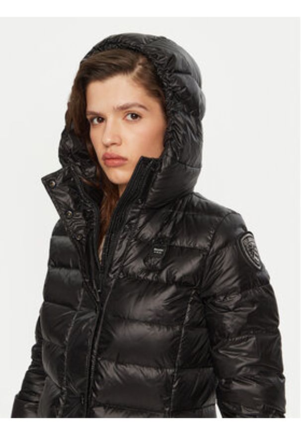 Blauer Kurtka puchowa 24WBLDK03040 Czarny Regular Fit. Kolor: czarny. Materiał: syntetyk