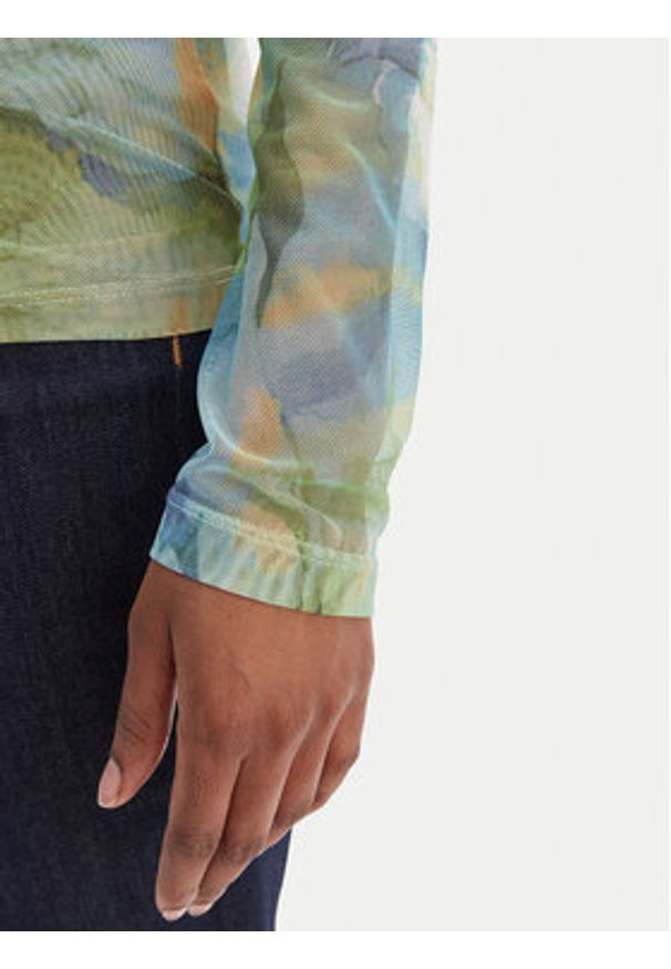 BARDOT - Bardot Bluzka Marisol 60306TB Zielony Slim Fit. Kolor: zielony. Materiał: syntetyk