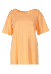 Born2be - Pomarańczowy T-shirt Paselis. Kolor: pomarańczowy. Materiał: dzianina, elastan, bawełna. Długość rękawa: krótki rękaw. Długość: krótkie #4
