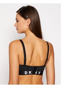 DKNY Biustonosz z fiszbiną DK4521 Czarny. Kolor: czarny. Materiał: bawełna