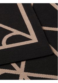Calvin Klein Szal Emblem Aop Jcq Fine Rib Scarf LV04D8051G Czarny. Kolor: czarny. Materiał: wiskoza, materiał #3