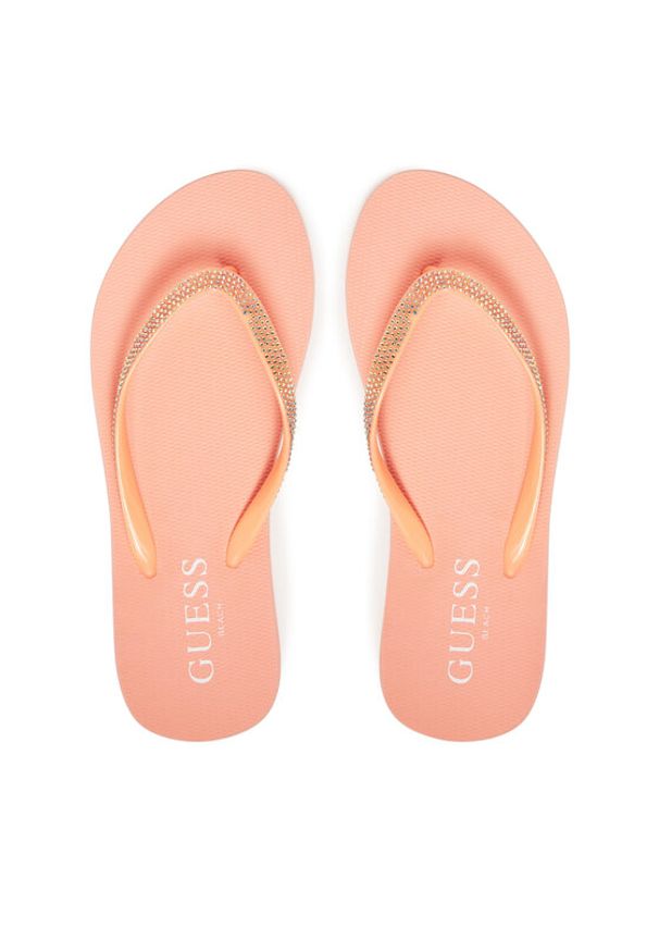 Guess Japonki E5GZ05BB00F Pomarańczowy. Kolor: pomarańczowy. Materiał: syntetyk