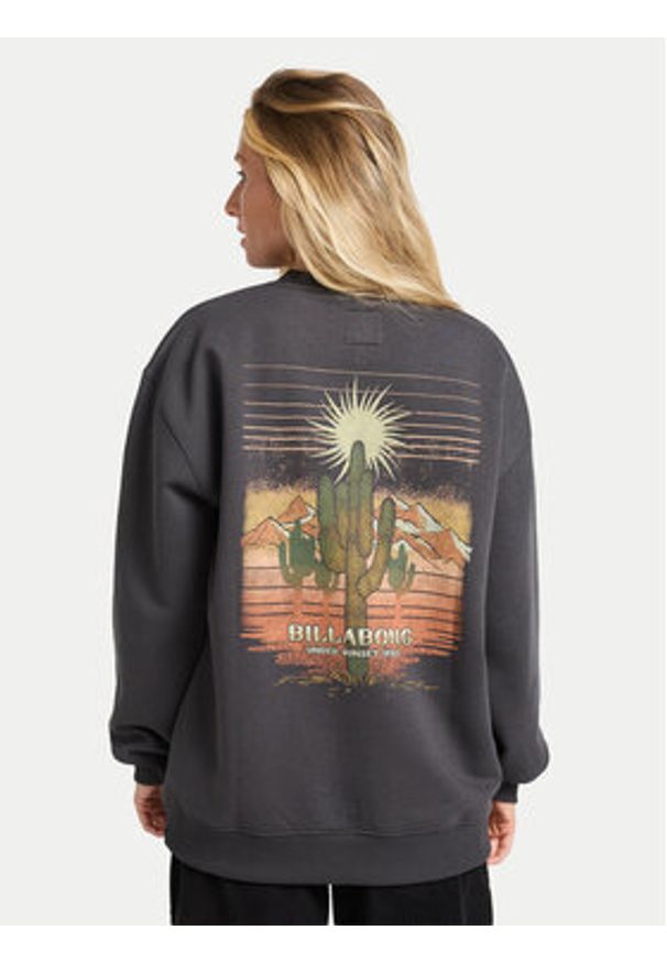 Billabong Bluza Desert Break EBJSF00189 Szary Loose Fit. Kolor: szary. Materiał: bawełna