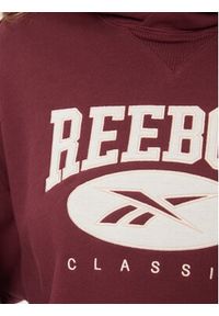 Reebok Bluza Classics Big Logo HZ8101 Czerwony Relaxed Fit. Kolor: czerwony. Materiał: bawełna #5
