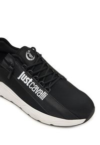 Just Cavalli Sneakersy 80QA3SA2 ZSE70 Czarny. Kolor: czarny. Materiał: materiał #6