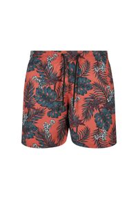 Wzorzyste Szorty kąpielowe Urban Classics. Kolor: pomarańczowy, wielokolorowy #1