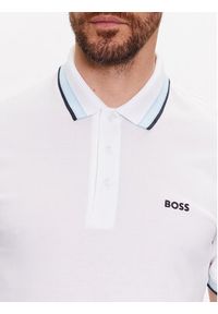 BOSS - Boss Polo Paddy 50468983 Biały Regular Fit. Typ kołnierza: polo. Kolor: biały. Materiał: bawełna