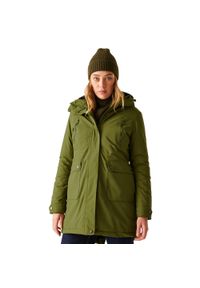 Regatta - Damska Kurtka Wodoodporna Valenta. Kolor: zielony, czarny, wielokolorowy. Sport: turystyka piesza #1