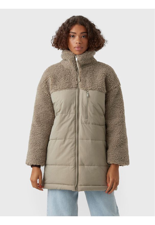 Vero Moda Kurtka przejściowa Edith 10267692 Beżowy Relaxed Fit. Kolor: beżowy. Materiał: syntetyk