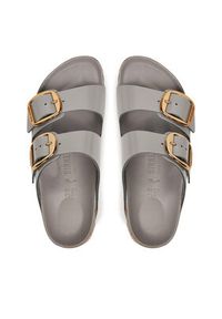 Birkenstock Klapki Arizona Big Buckle Hex 1029391 Szary. Kolor: szary. Materiał: skóra #4