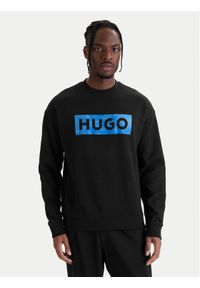 Hugo - HUGO Bluza Nixalien 50560053 Czarny Regular Fit. Kolor: czarny. Materiał: bawełna #1