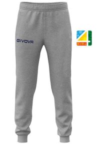 Spodnie dresowe Givova King Szare 3XL - Komfort i Styl. Kolor: szary. Materiał: dresówka. Sport: fitness