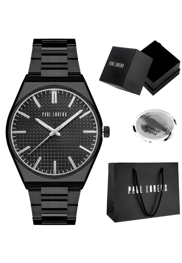 Zegarek męski Paul Lorens GALAN-1A5 Z GRAWEREM