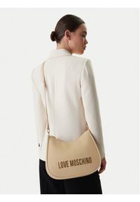 Love Moschino - LOVE MOSCHINO Torebka JC4021PP1OKD0129 Beżowy. Kolor: beżowy. Materiał: skórzane #1