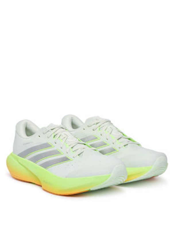 Adidas - adidas Buty do biegania Supernova Rise 3 Running Shoes KI9227 Zielony jasny. Kolor: zielony. Materiał: materiał. Sport: bieganie