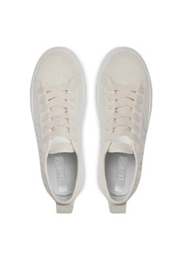 Liu Jo Sneakersy Cleo 26 BA4065 PX373 Szary. Kolor: szary. Materiał: skóra, zamsz
