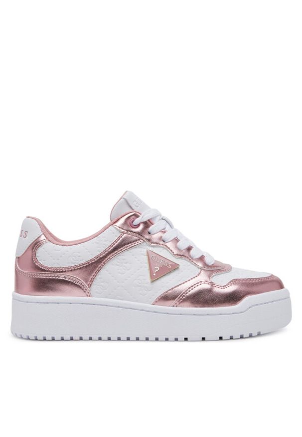 Guess Sneakersy FLJMI6 FAL12 Różowy. Kolor: różowy. Materiał: skóra
