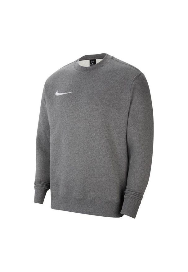 Nike - Bluza Dziecięca Polar Dekolt W Szpic Park 20. Kolor: szary. Materiał: polar