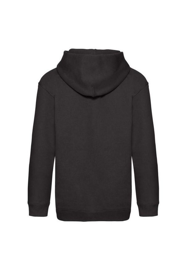 FRUIT OF THE LOOM - Bluza Z Kapturem Premium Dla Dzieci. Typ kołnierza: kaptur. Kolor: czarny