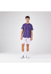 ARTENGO - Koszulka tenisowa męska krótki rękaw Artengo Dry Gaël Monfils. Kolor: fioletowy. Materiał: materiał, elastan, poliester. Długość rękawa: krótki rękaw. Długość: krótkie. Sport: tenis