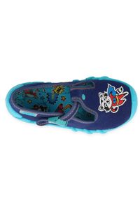 Befado obuwie dziecięce 110P440 niebieskie. Kolor: niebieski. Materiał: bawełna, tkanina #4