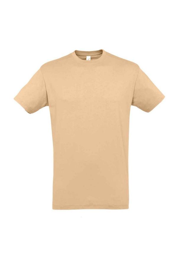 SOL'S - Koszulka Regent Dla Dorosłych Unisex. Kolor: beżowy. Sport: turystyka piesza