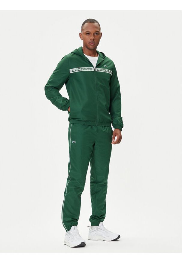 Lacoste Dres WH4757 Zielony Regular Fit. Kolor: zielony. Materiał: syntetyk