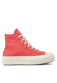 Converse Trampki Chuck Taylor All Star Lift Platform Canvas A09914C Różowy. Kolor: różowy. Materiał: materiał. Obcas: na platformie #1