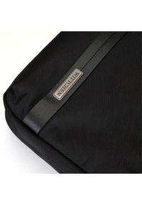Wittchen - Męska torba na laptopa 15,6” z krytym suwakiem duża. Kolor: czarny. Materiał: poliester. Wzór: aplikacja. Styl: biznesowy, klasyczny #5