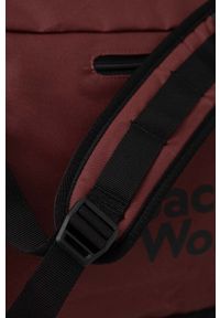 Jack Wolfskin torba kolor bordowy. Kolor: czerwony. Materiał: materiał #3