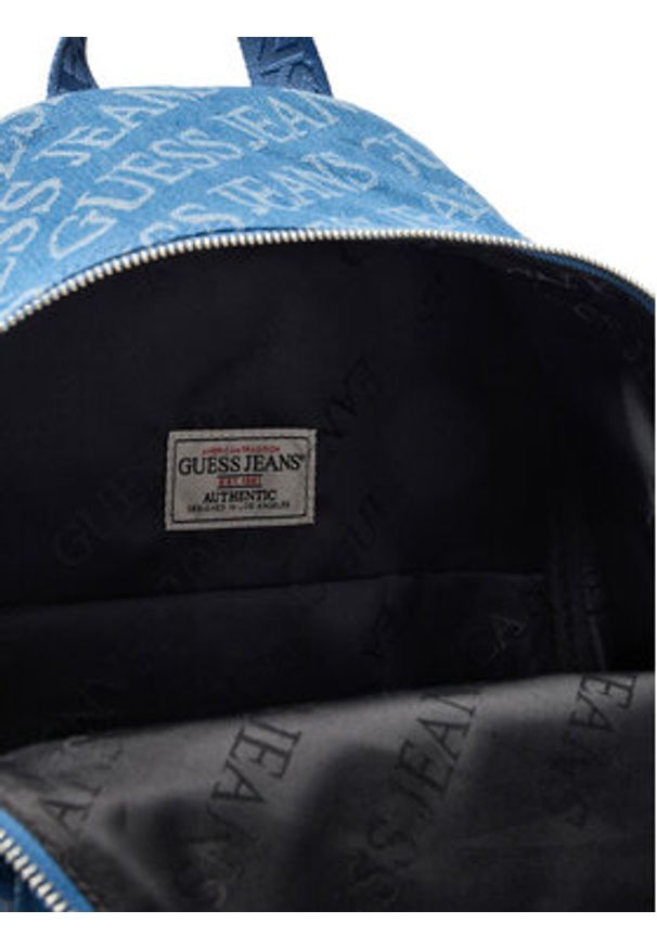 Guess Jeans Plecak CWBEO-GUESS-B-019-09 Niebieski. Kolor: niebieski. Materiał: materiał